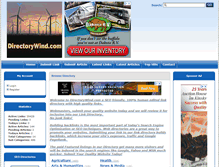 Tablet Screenshot of directorywind.com